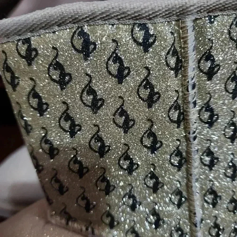 Baby Phat Girls glitter boots size 3